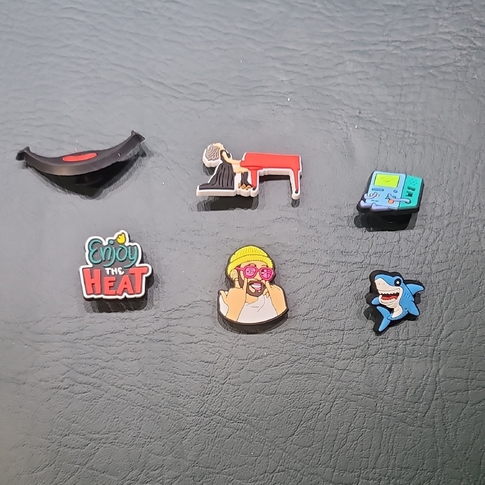 **Assorted Fun Enamel Pins - Colorful Cartoon Set**